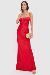 Red Tulip Maxi Dress